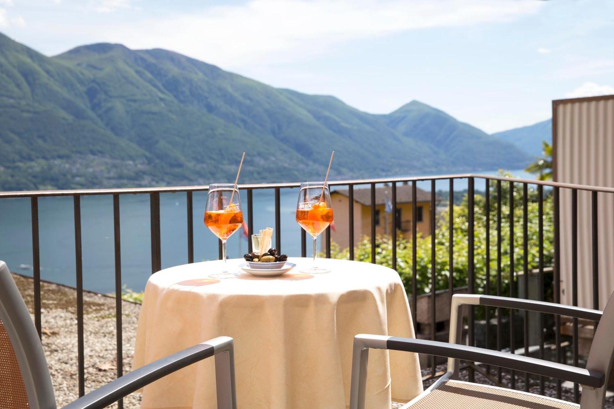 Garten Hotel Dellavalle Brione sopra Minusio Exterior foto