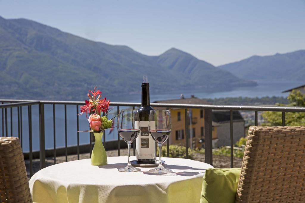 Garten Hotel Dellavalle Brione sopra Minusio Exterior foto
